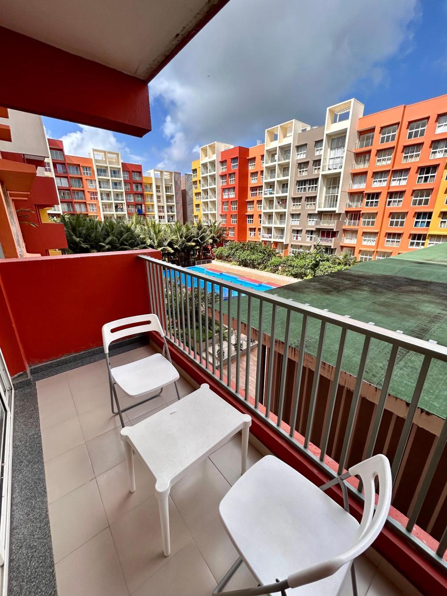 Good Stay Pool View Stylish Studio Apartment,6Km From Airport, 307 Dabolim Dış mekan fotoğraf